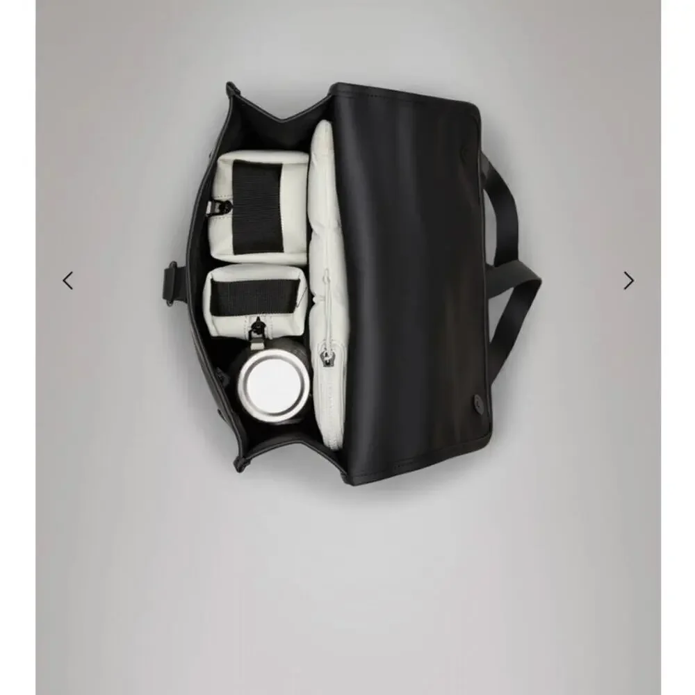 Rains Unsex Black  Backpack Mini